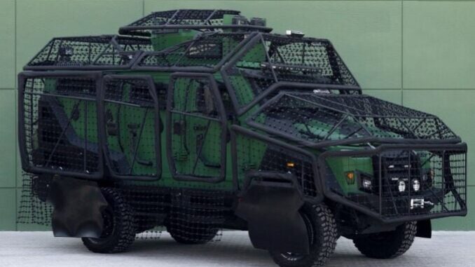 قفص الحماية المستقبلي: ‘TAC Armored Vehicles’ تدمج تقنية ‘Active Anti-Drone Net’ لمواجهة تهديدات الدرونز