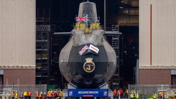بريطانيا تدشن سادس غواصة نووية من فئة Astute.. ما أهمية “أغاممنون” للأسطول الملكي؟