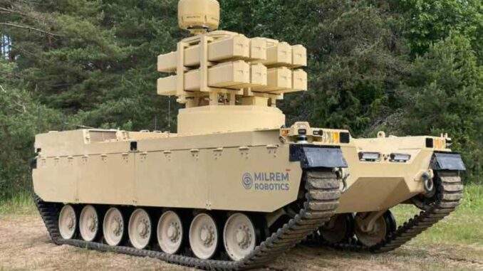 “ميلريم روبوتيكس” تختبر منصة قتالية غير مأهولة مضادة للدبابات