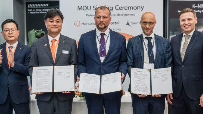 “هانوا” توقع مذكرة تفاهم مع شركتين إستونيتين في MSPO