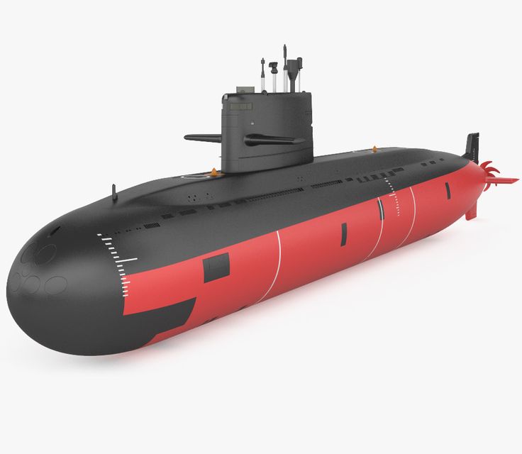 3D model of Type 039A submarine