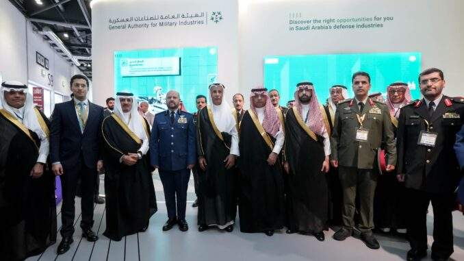 انطلاق أعمال الجناح السعودي المشارك في معرض DSEI 2025  بالمملكة المتحدة
