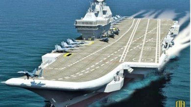 البحرية الهندية تُطلق أول حاملة طائرات من تطويرها وبنائها