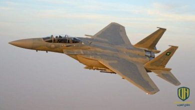 بالفيديو: مقاتلة سعودية تسقط مسيرة أطلقت من اليمن