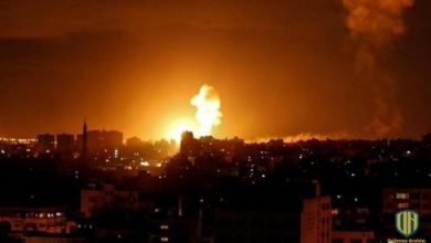 الجيش الإسرائيلي ينشر فيديو للغارات على غزة