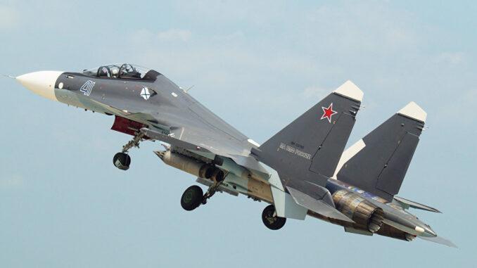 تحطم مقاتلة من طراز “سو – 30” في منطقة تفير الروسية
