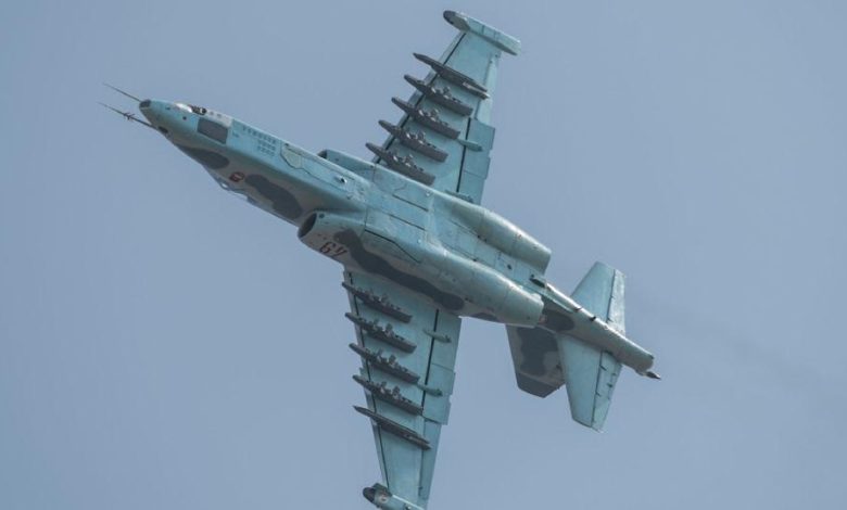 الدفاع الروسية: إسقاط طائرة “سو-25” تابعة للقوات الجوية الأوكرانية
