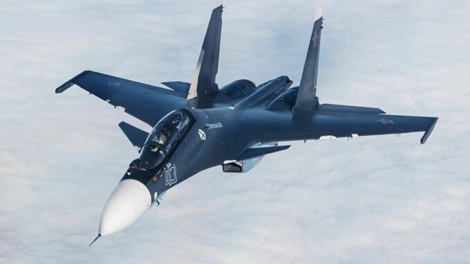 نشر صورة المقاتلة الروسية Su-30 التي تم إسقاطها