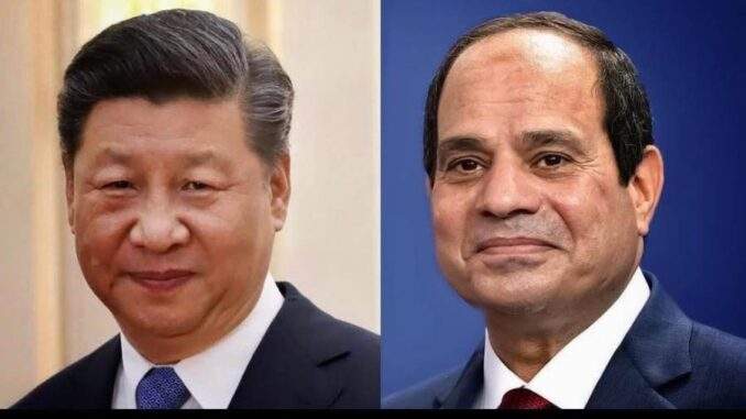 الرئيس الصيني: بكين تأمل في العمل مع القاهرة لتحقيق “مزيد من الاستقرار” في الشرق الأوسط