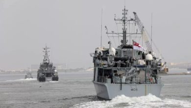 بالصور.. وصول الدفعة الأولى من السفن البحرية المشاركة في معرض “نافدكس 2023”