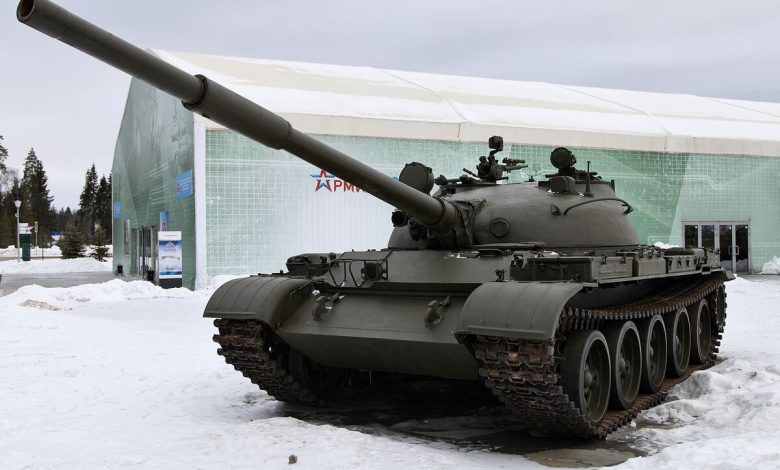 صورة لدبابة “تي-62” غير عادية