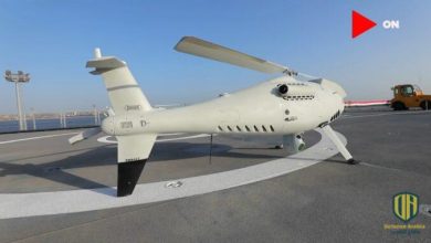 تعرف على المروحية المسيّرة التي ظهرت على متن حاملة ميسترال المصرية