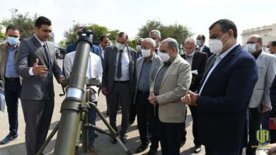 بالصور: وزير الإنتاج الحربي المصري يتفقد منتجات الوزارة بـ”EDEX-2021″ قبل عرضها