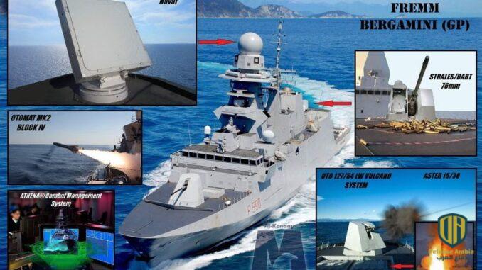 بالفيديو: وصول الفرقاطة “برنيس” من طراز (فريم بيرجاميني) إلى قاعدة الإسكندرية إيذانًا بإنضمامها للقوات البحرية المصرية