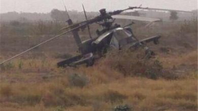 تحطم مروحية أمريكية من طراز “أباتشي” في أوكلاهوما