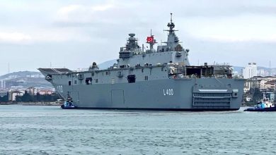 حاملة طائرات تركية تستعد لبدء الاختبارات البحرية