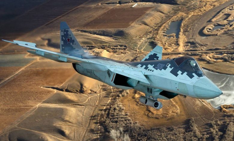 طائرة “سو-57” الروسية تشارك في العملية العسكرية في أوكرانيا