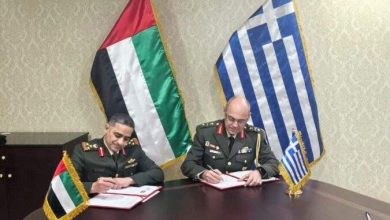 اليونان تُوقع برنامج التعاون العسكري مع الإمارات العربية المتحدة
