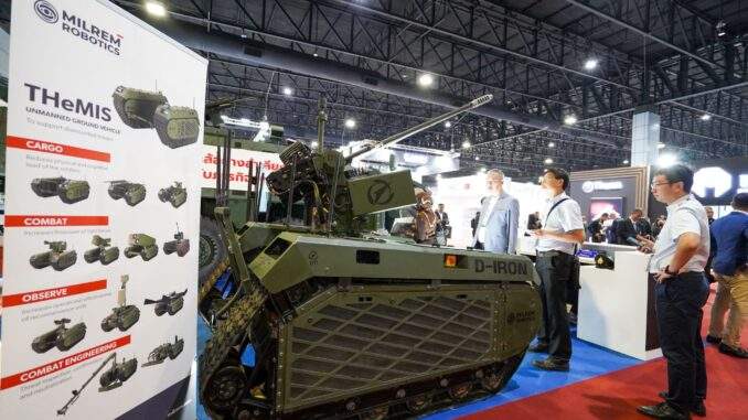 شركة “ميلريم” تعرض مركبتها الروبوتية المتطورة في معرض الدفاع والأمن