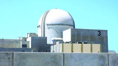 الامارات.. المحطة الثالثة في براكة تبدأ التشغيل التجاري