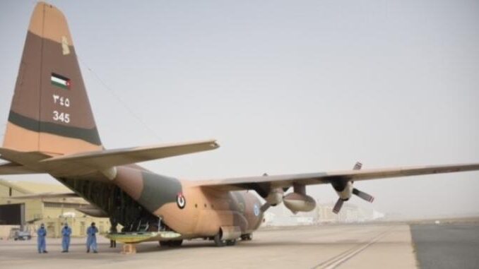 طائرة عسكرية أردنية تحمل مستشفى ميداني توجهت إلى لبنان