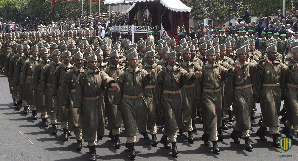 الجيش المغربي في استعراض عسكري