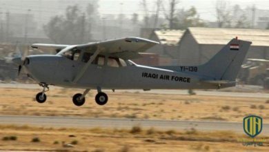سقوط طائرة عسكرية عراقية ووفاة طياريها