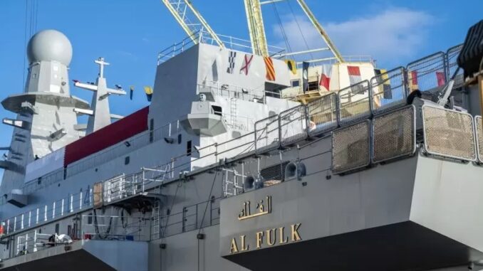 “فينكانتيري” تطلق سفينة “الفلك” لمصلحة البحرية القطرية