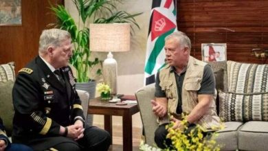 عاهل الأردن ورئيس أركان الجيش الأمريكي يبحثان التعاون الدفاعي