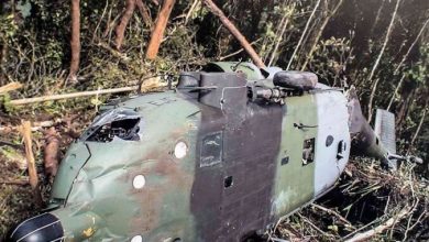 مقتل 9 عسكريين كولومبيين في تحطم طائرة هليكوبتر