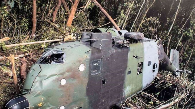 مقتل 9 عسكريين كولومبيين في تحطم طائرة هليكوبتر