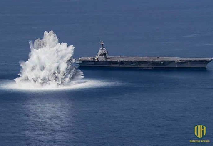 البحرية الأمريكية تجري اختبار على حاملة الطائرات الأكبر “جيرالد فورد” (صور)