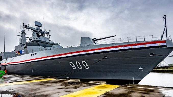 ألمانيا تسلّم البحرية المصرية فرقاطة جديدة