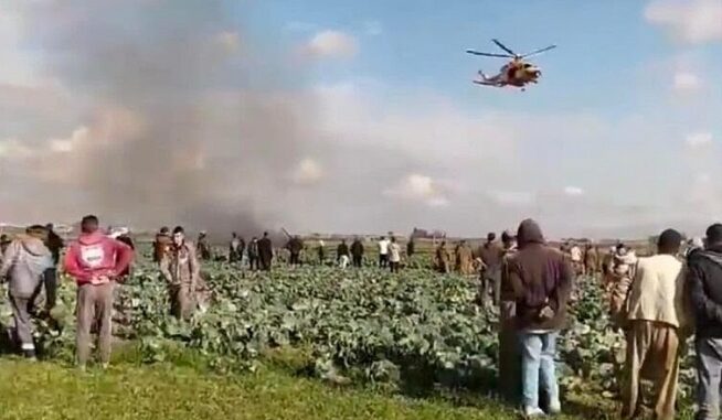 تحطم مروحية عسكرية جزائرية ومقتل طاقمها