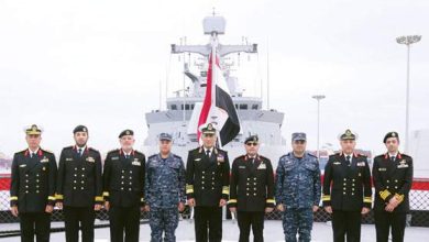 قائد القوات البحرية المصرية يلتقى “آمر القوة البحرية الكويتية”