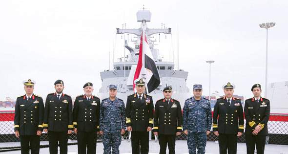 قائد القوات البحرية المصرية يلتقى “آمر القوة البحرية الكويتية”