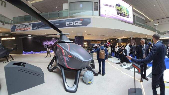 “مجموعة إيدج” توسع قدراتها في مجال الطائرات المسيرة وتستعرض طائرة HT-750 في “آيدكس 2025”