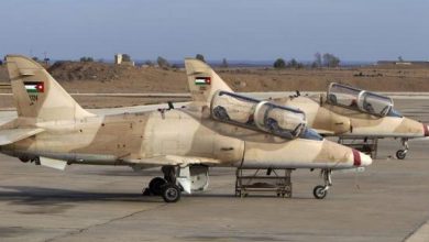 سقوط طائرة عسكرية أردنية ومقتل قائدها