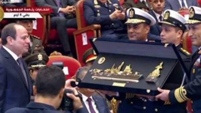 البحرية المصرية تدشّن فرقاطة “ميكو إيه 200” التي تم تصنيعها في ترسانة الإسكندرية