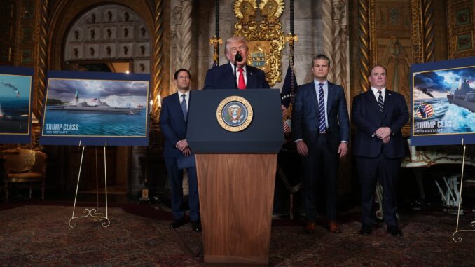 الولايات المتحدة تكسر قواعد اللعبة البحرية وتعلن رسمياً عن “فئة ترامب”: بوارج نووية ثقيلة تعيد عصر العمالقة إلى المحيطات