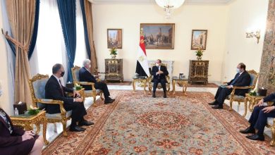 الرئيس المصري ومدير الاستخبارات الأمريكية يبحثان ملف سد النهضة