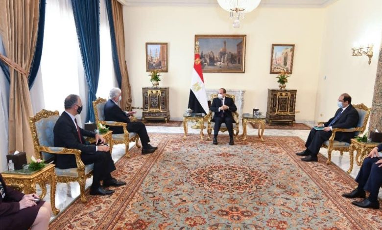 الرئيس المصري ومدير الاستخبارات الأمريكية يبحثان ملف سد النهضة