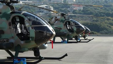 بالصور: حفل تسلّم الجيش اللبناني 6 طوافات عسكرية