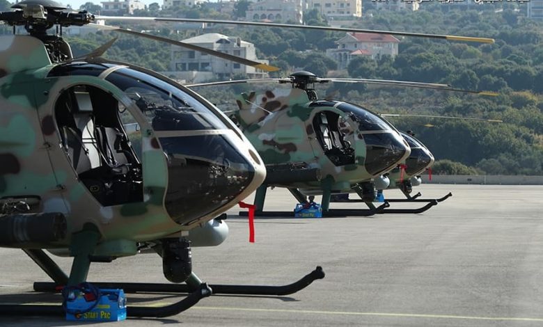 بالصور: حفل تسلّم الجيش اللبناني 6 طوافات عسكرية