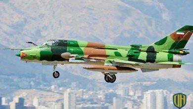 تحطم طائرة إيرانية مقاتلة من نوع “سو-22” وإصابة الطيار ومساعده