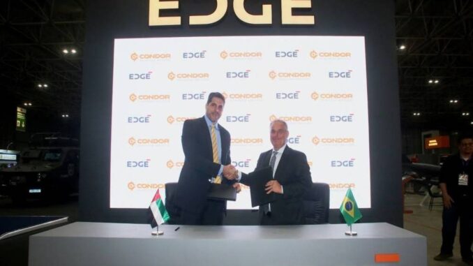 “ايدج” تستكشف التعاون مع شركة “كوندور” البرازيلية المختصة بالتكنولوجيا غير الفتاكة