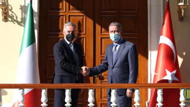 تركيا وإيطاليا تبحثا قضايا الأمن والدفاع