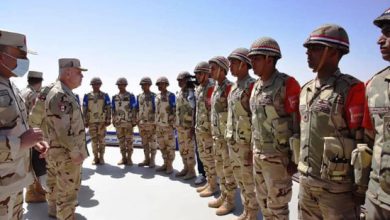 الجيش المصري ينفذ مشروعا قتاليا على الحدود الغربية