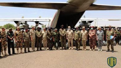 وصول القوات المصرية المشاركة في التدريب المشترك “حماة النيل” بالسودان