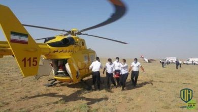 سقوط طائرة إيرانية شمال غرب طهران